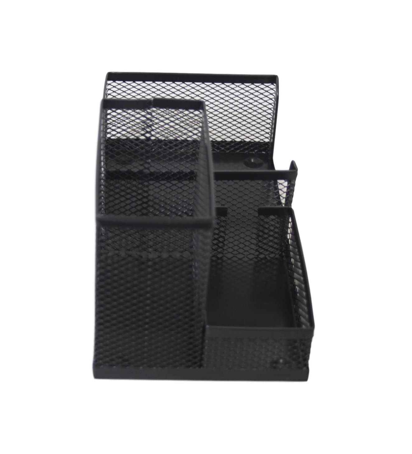 Mesh Desk Pen Pencil Stationery Holder Organiser 20 x 10 cm Assorted Colours 0020