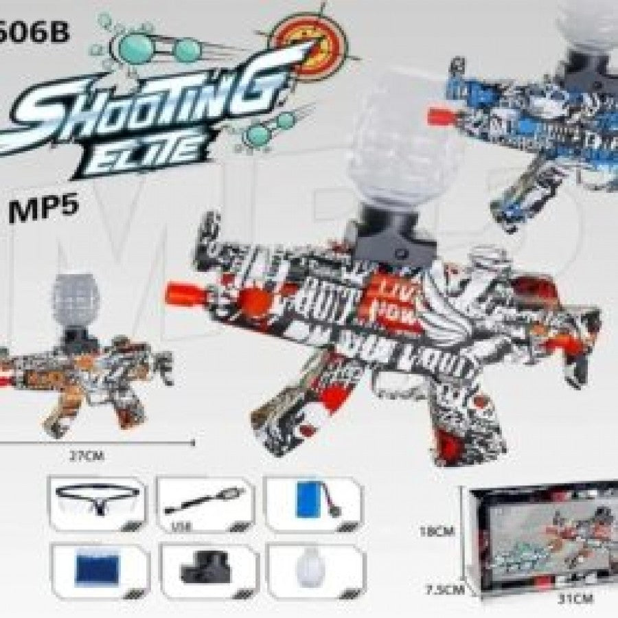 Mp5 Gel Blaster Smg Gun Gel Shooter Assorted
