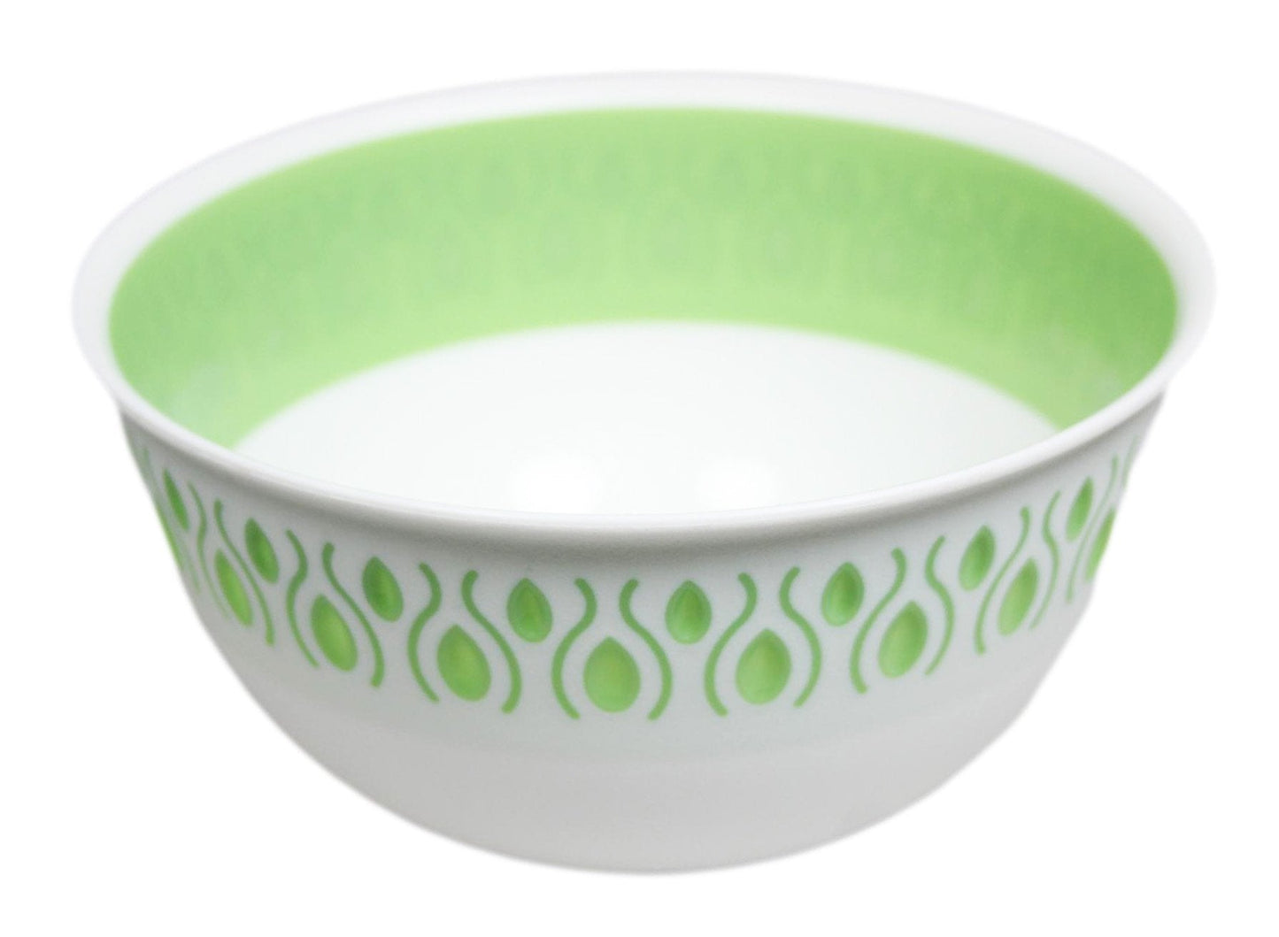 Kitchen Food Bowl with Pattern Design Plastic 16cm x 18cm Assorted Colours BNM0230