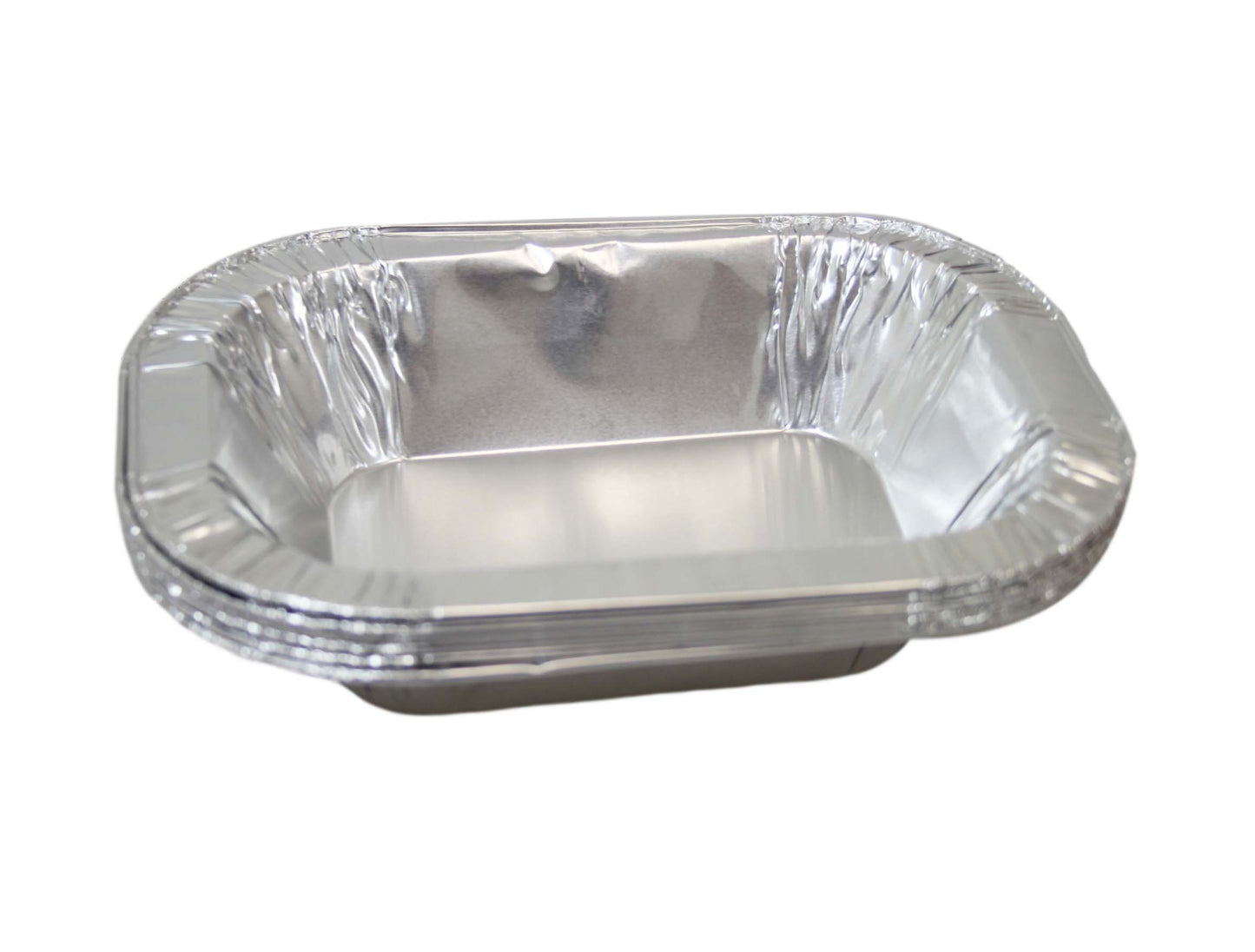 Oval Foil Pie Dish Takeaway Serving Foil Dishes Ideal For Food And Dessert 19.5cm x 5.2cm 6 Pack 0357