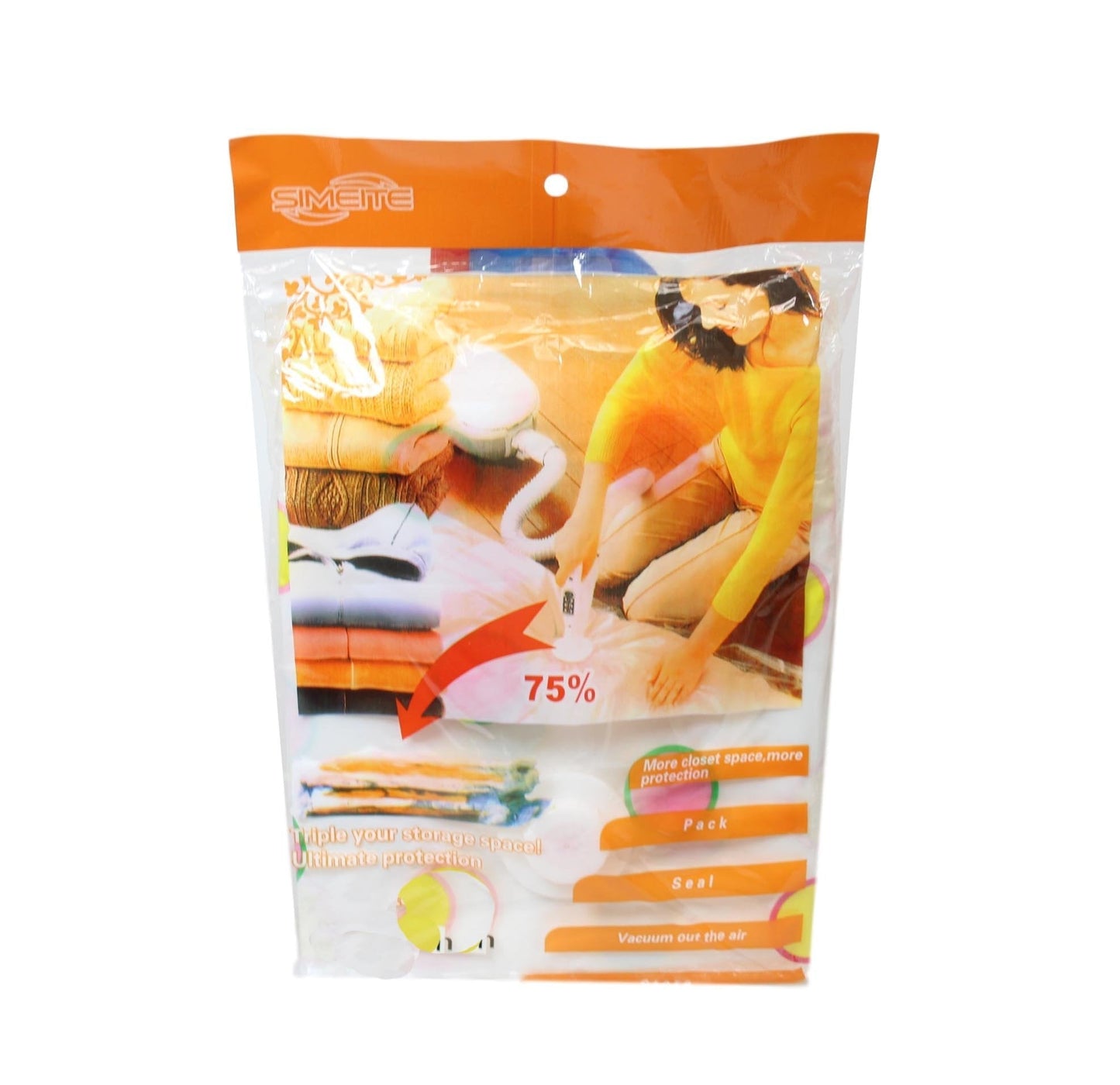 Vacuum Storage Suction Bag Triple Your Storage Pack and Seal 80cm x 130cm 0461