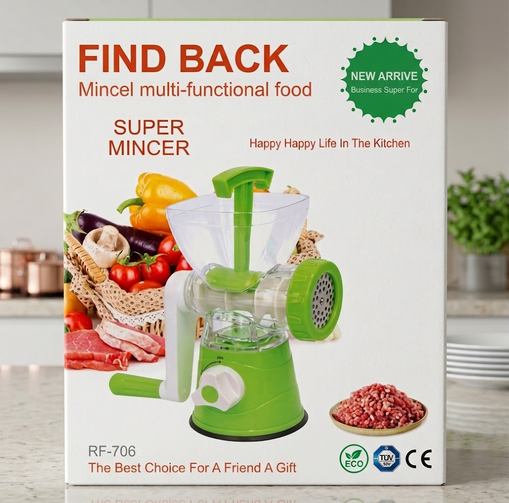 Multi – Functional Food Super Mincer, Green, 588G