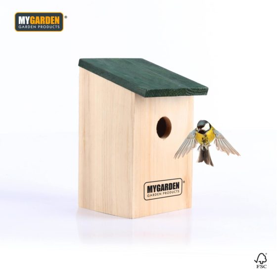 Garden Wooden Bird Nest Box 21 x 12 x 13.5 cm 0700