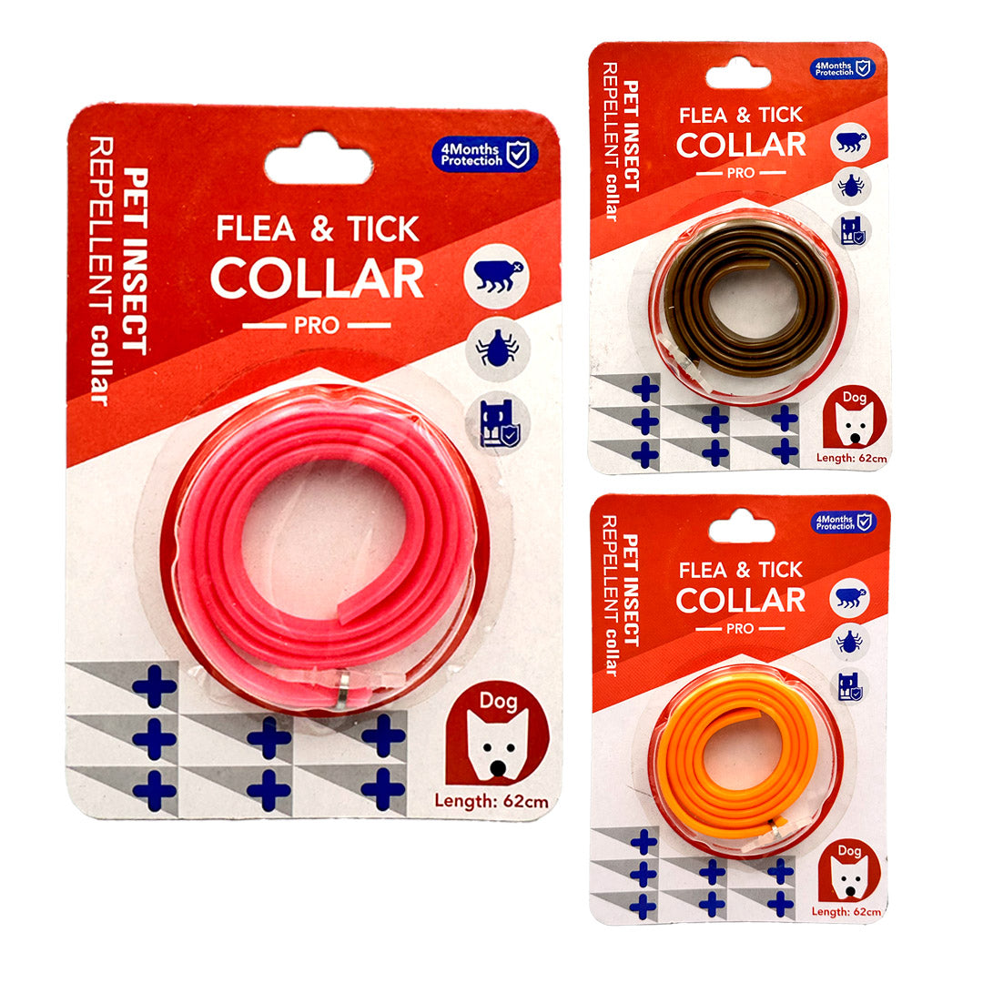 Flea & Tick Repellent Collar For Dogs – 4 Months Protection | Adjustable 62Cm Length