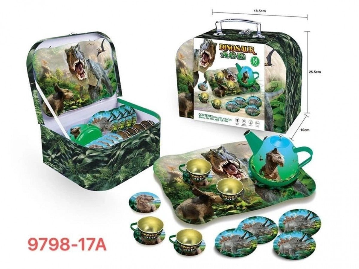 Dinosaur Age Cutlery Tea Set 15Pcs