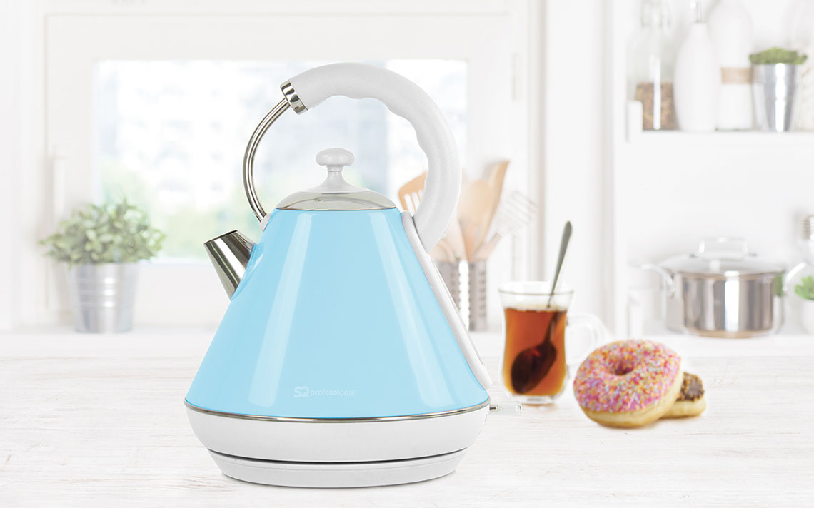SQ Professional Dainty Legacy Kettle 1.8 Litre 2200 Watt Skyline 5976