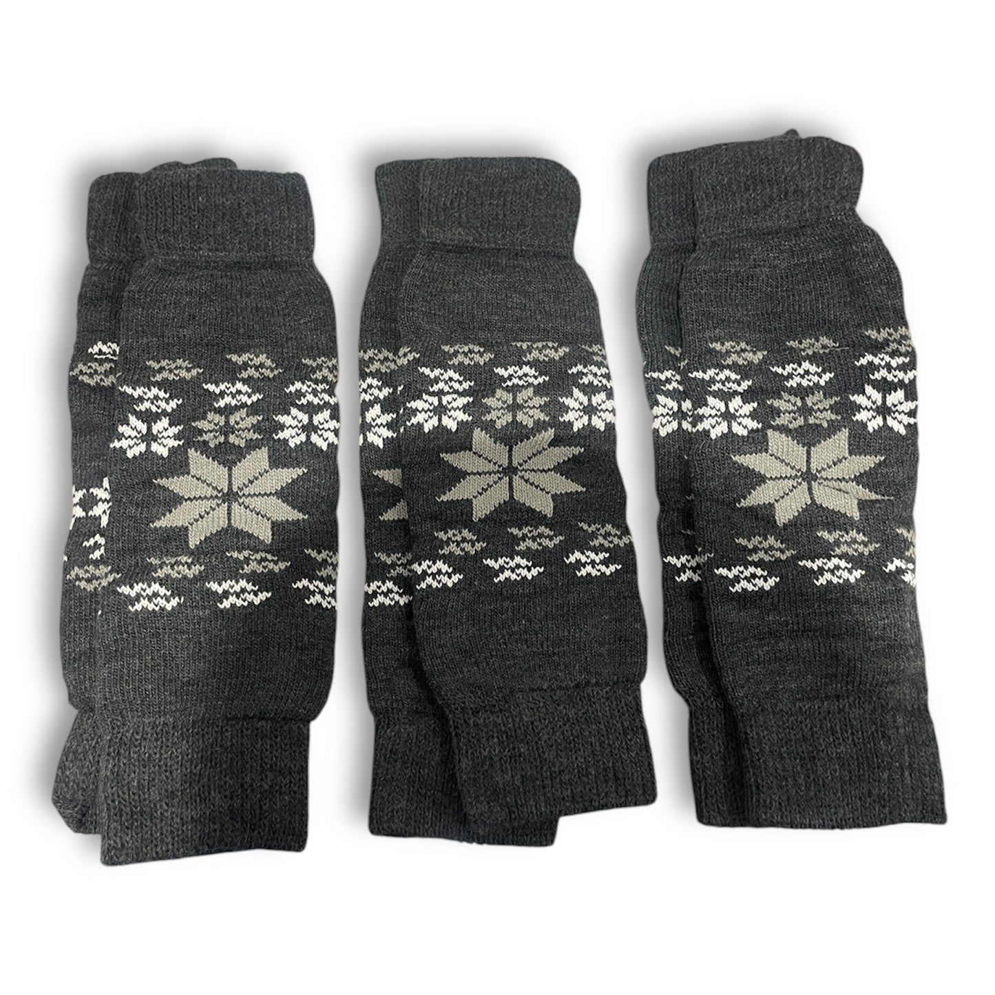 3 Pack of Leg Warmers SockSnob - Grey