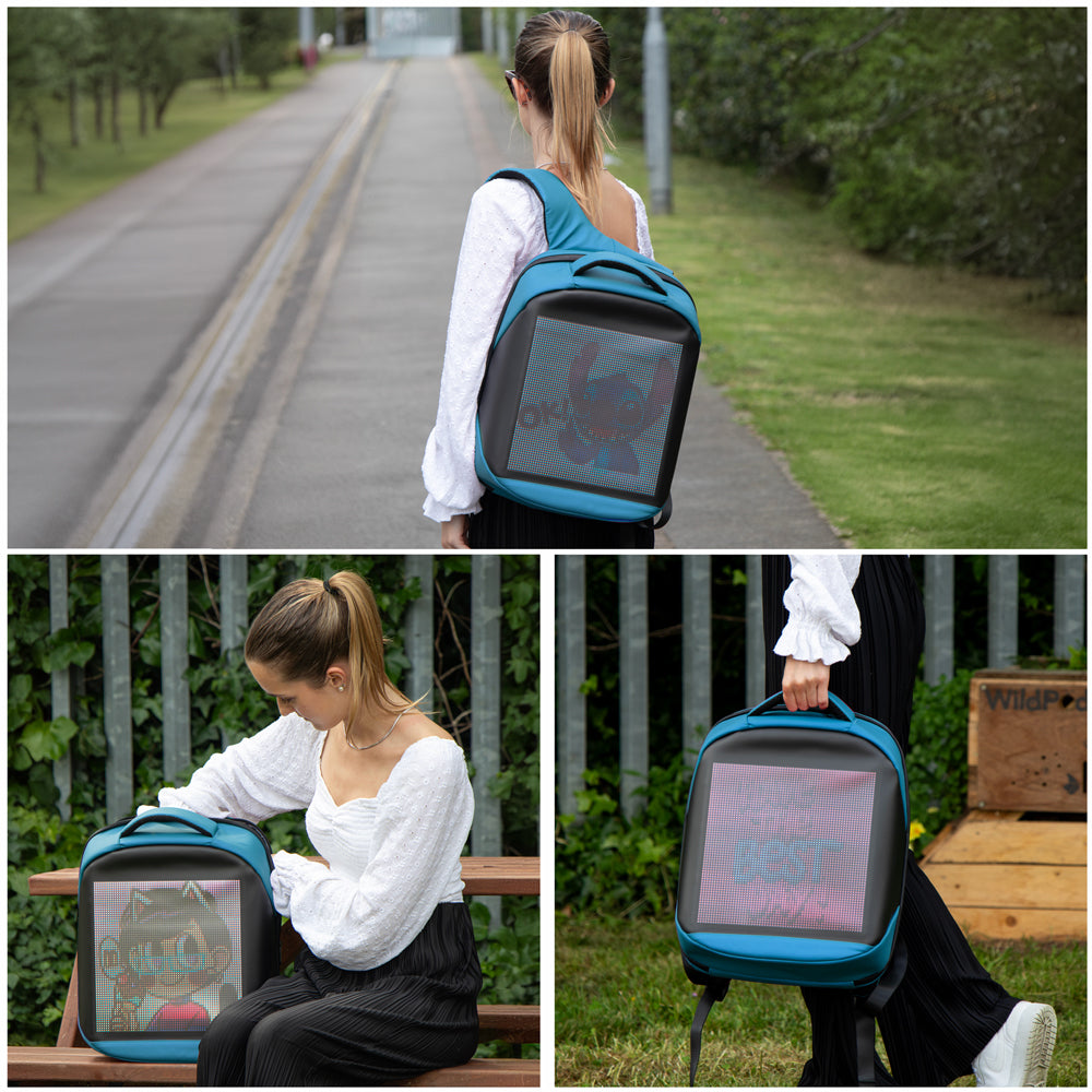 Durane LED Backpack 30 x 13 x 40 cm Blue 11054