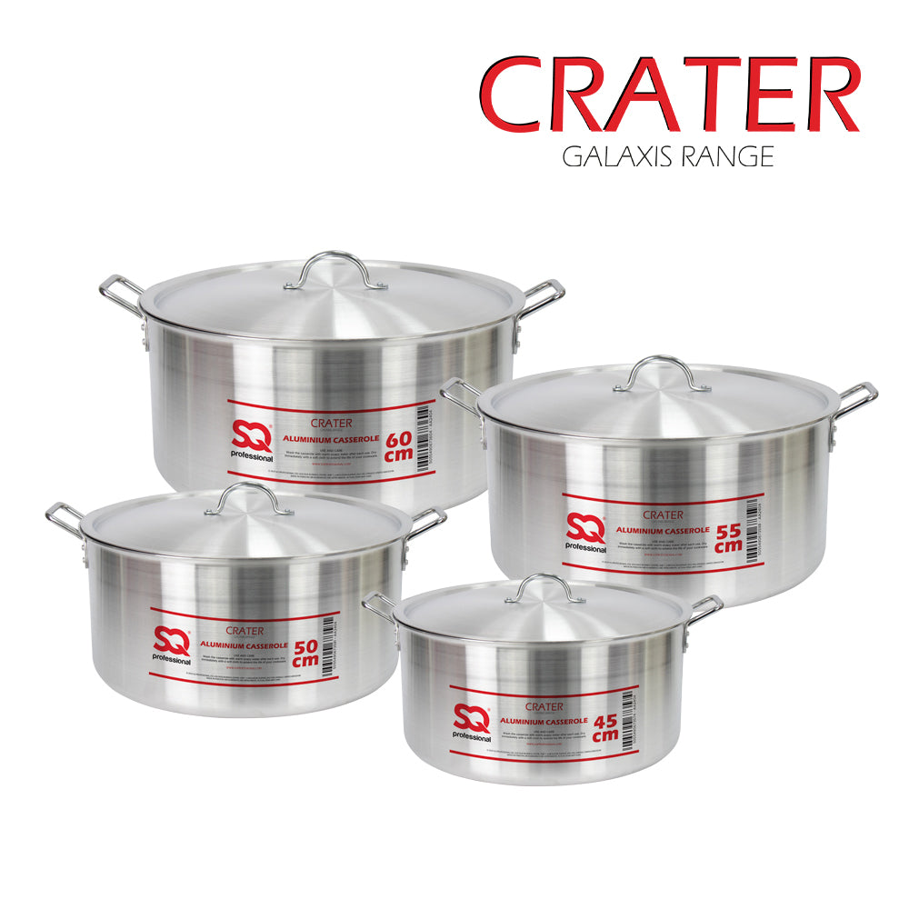 SQ Professional Galaxis Catering Casserole Set Crater Set of 4 45-50-55-60cm 11532
