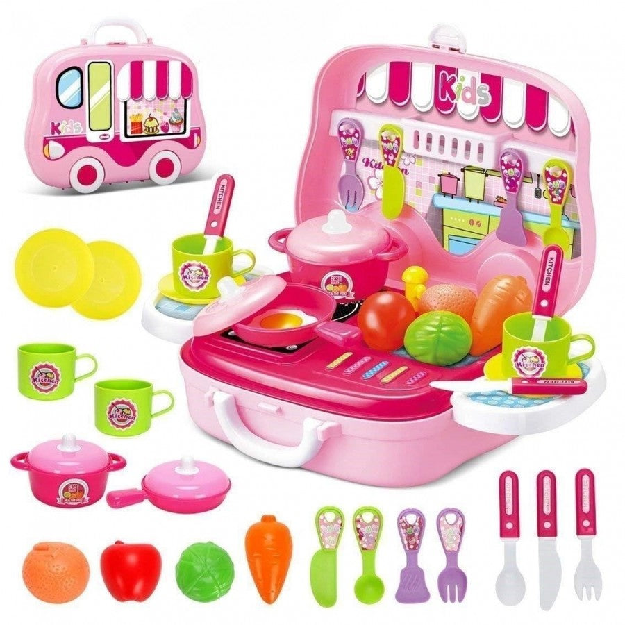 Kitchen Cook Toy Carry Along Set