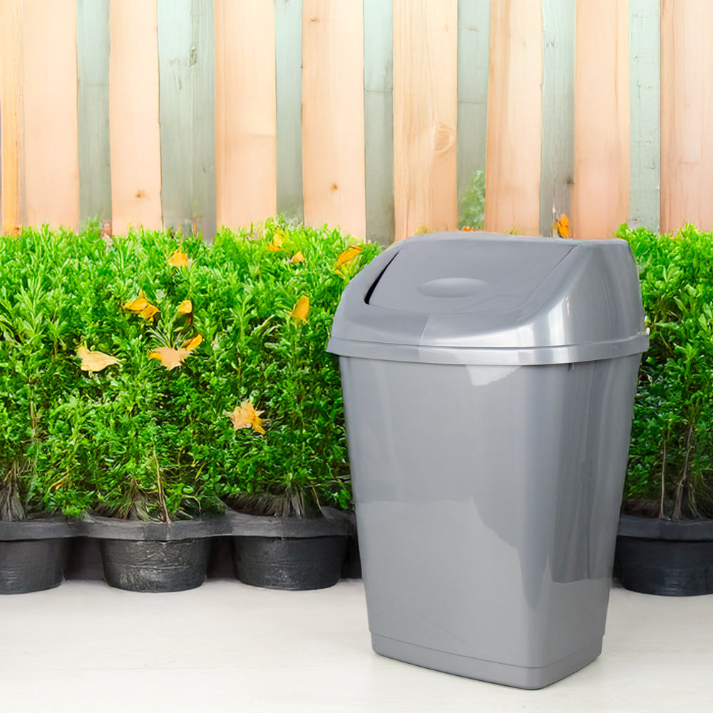 Kolorr Plastic Tidy Swing Bin 50L 40.1 x 31.3 x 61cm Assorted Colours 11861