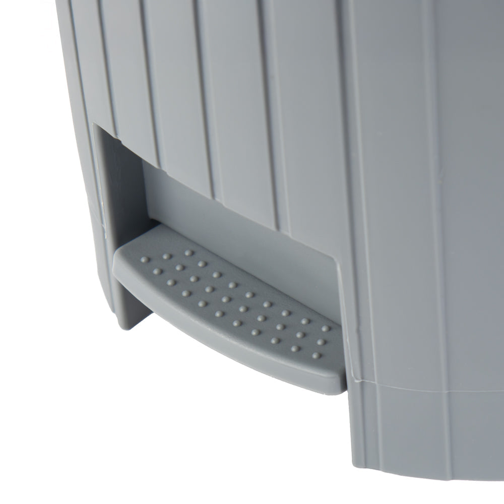 Tuffex Plastic Push Open Pedalled Bin 14L 27 x 35cm Assorted Colours 11892