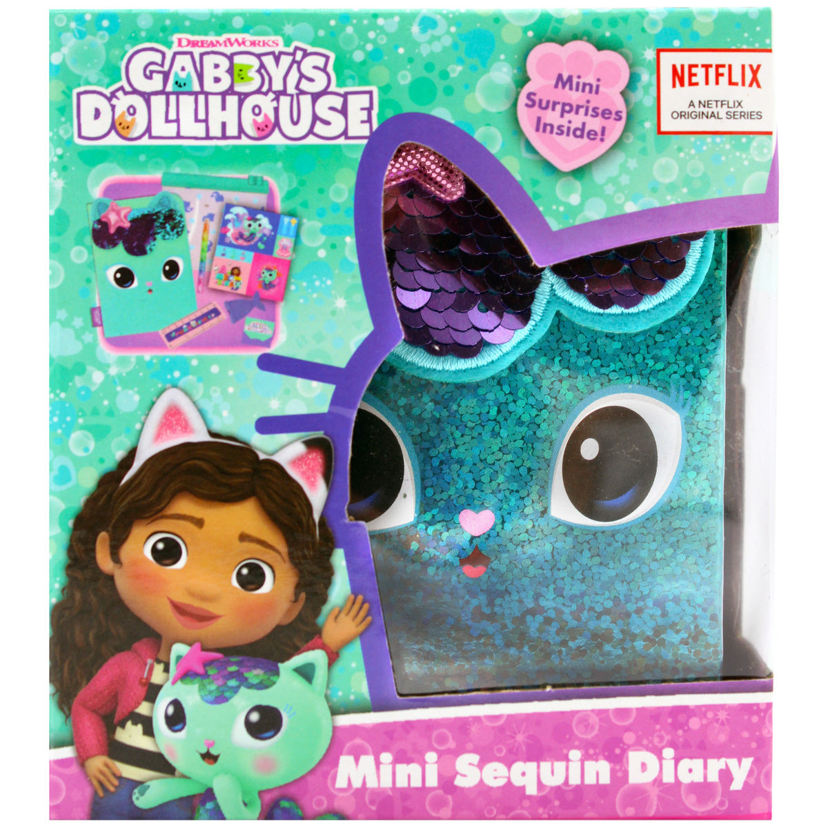 Gabby's Dollhouse - Mini Sequin Diary