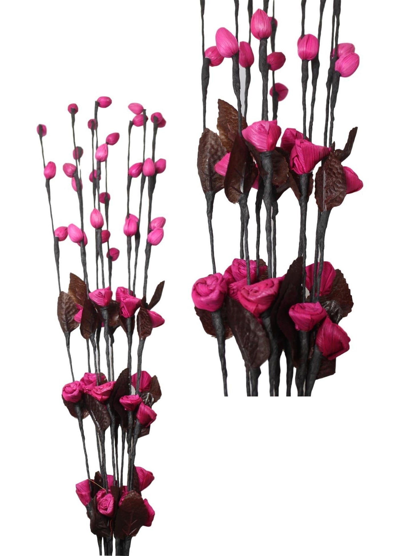 Home Decor Colour Floral Closed Flowers 10 Strand Home Floral Decor 100cm 1252