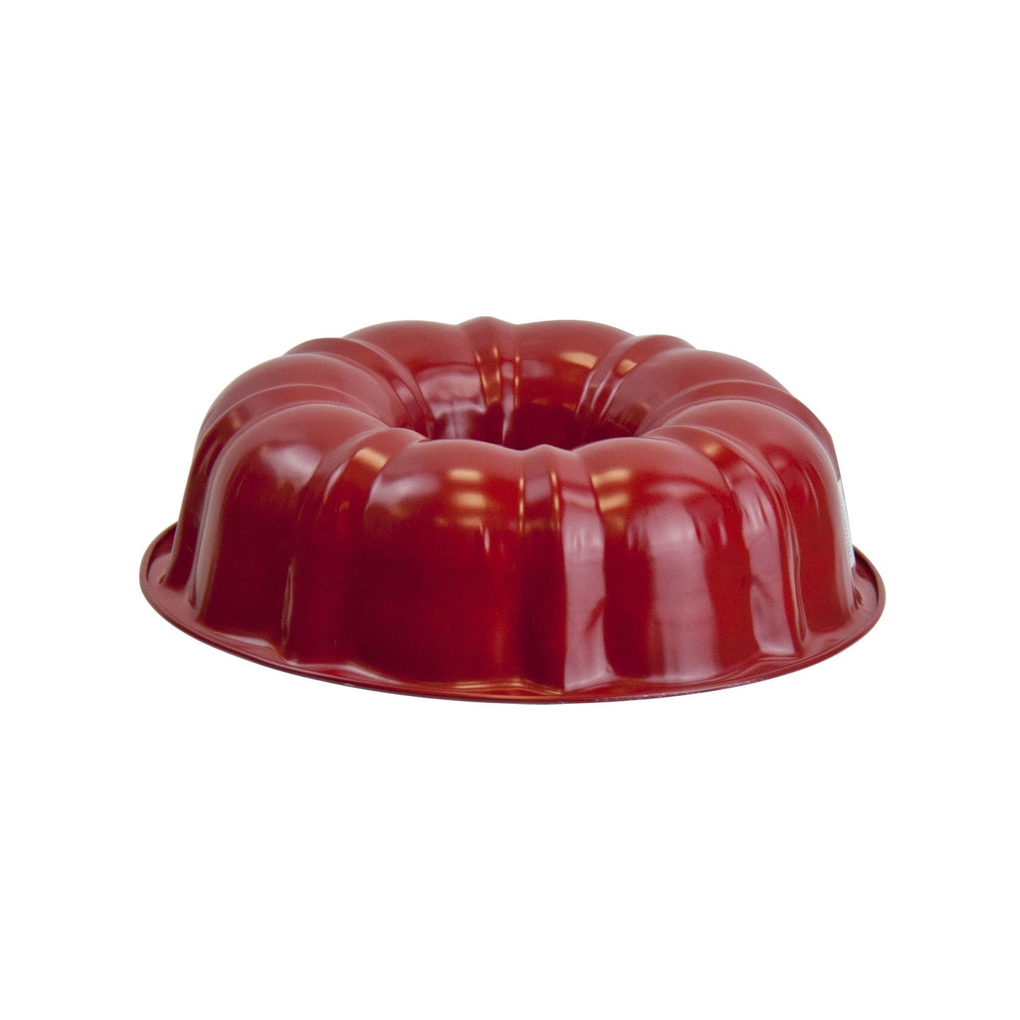 Round Ring Bundt Cake Baking Tin Mould 24 cm Red 1290