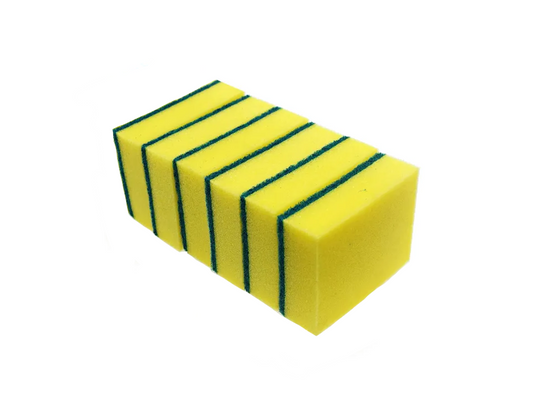 Deluxe Catering Kitchen Sponge 15 x 9 x 4.5 cm Pack of 6 1320