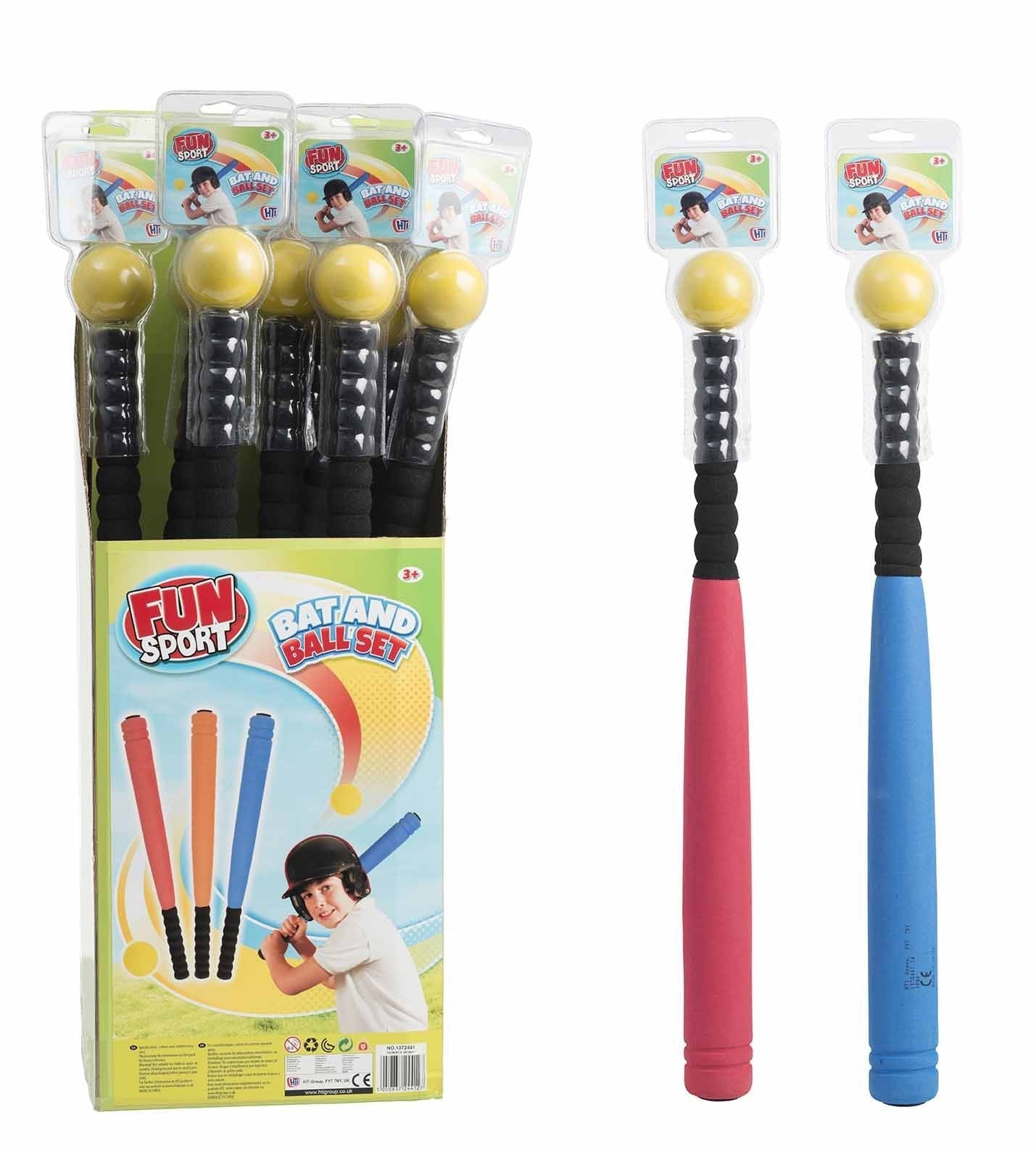Fun Sport Baseball Bat And Ball Outdoor Activity 24 Inch 2441 (1373244.00)