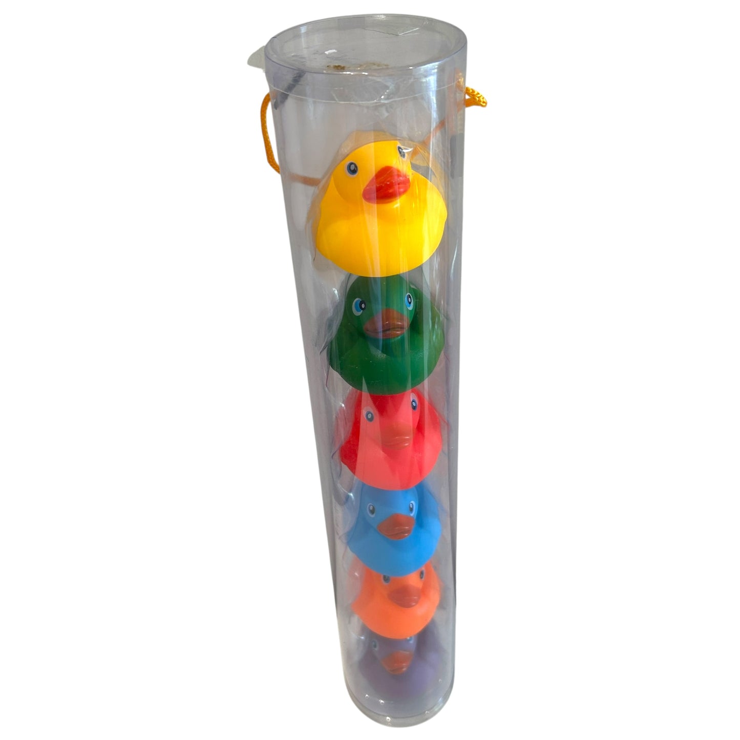 QuackPacks Rubber Ducks 6 Pack Tube Multicolour Set