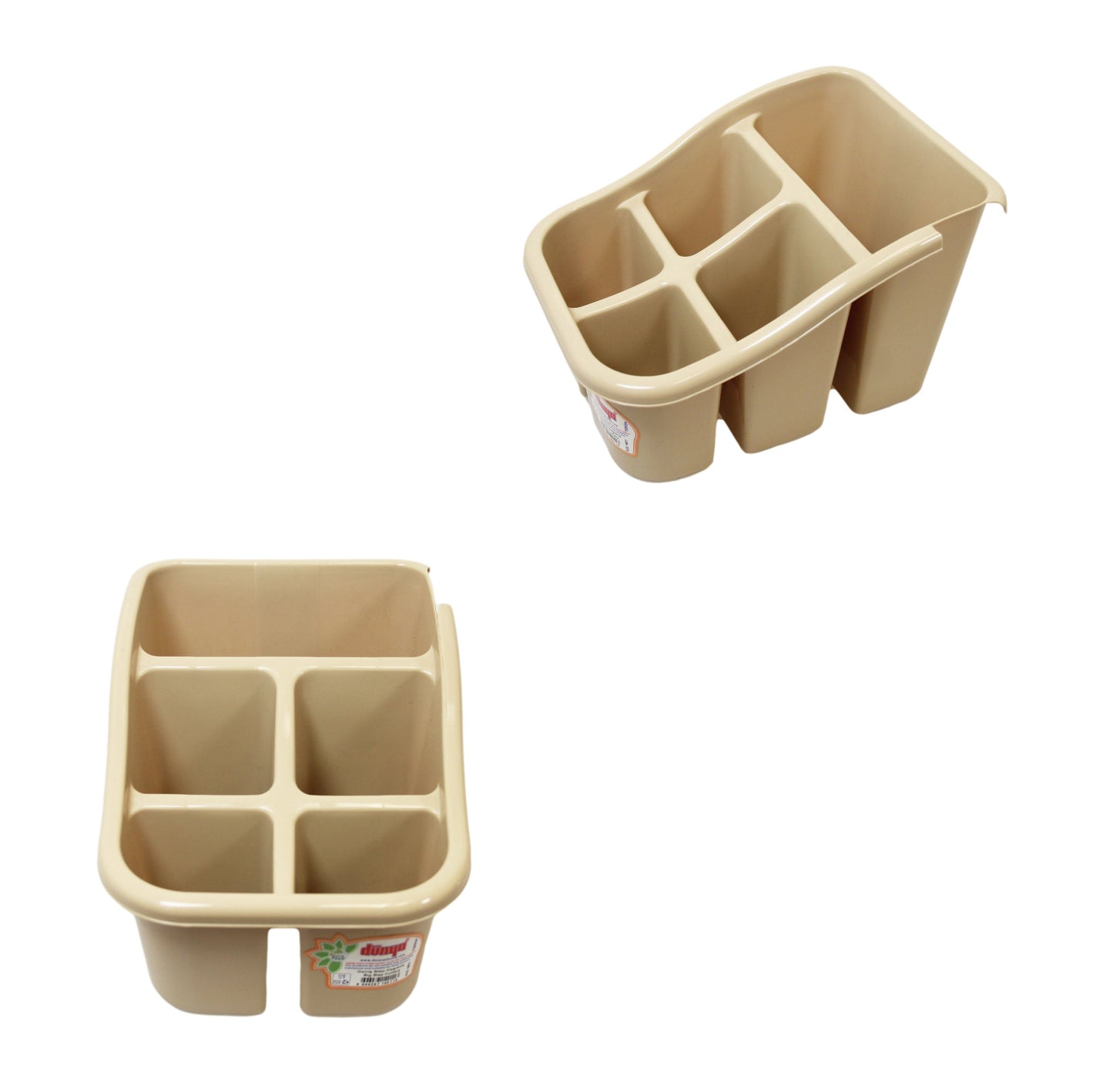 Plastic Kitchen 5 Section Cutlery Holder Big Step Cutlery 8 x 10cm 140113