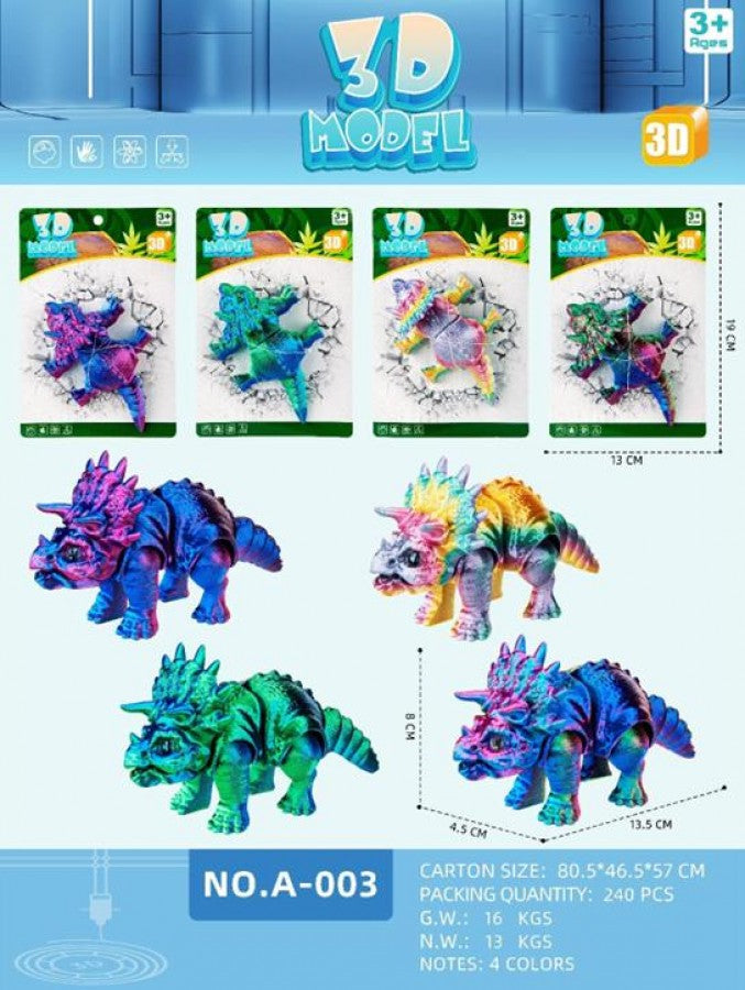 3D Triceratops