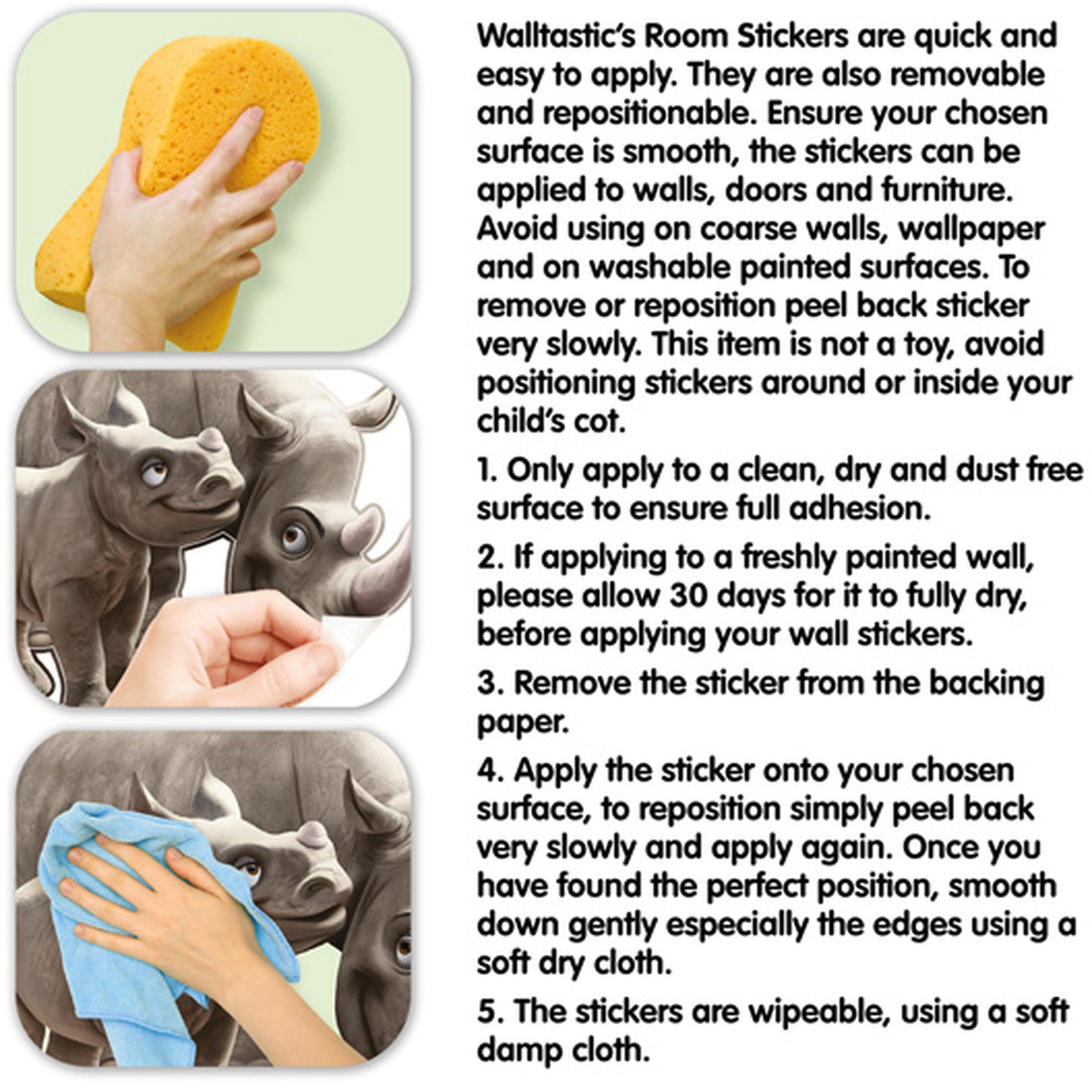 Jungle Adventure Mega Room Decor Sticker Kit