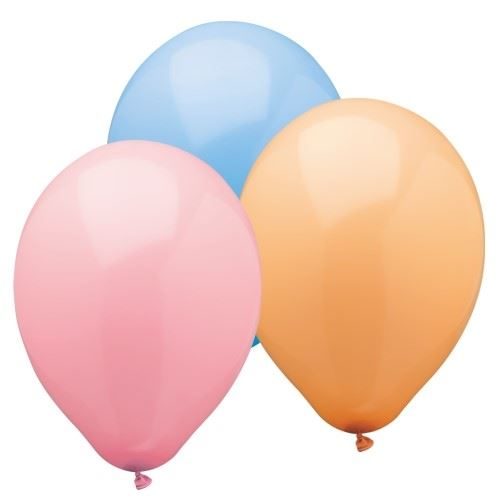 Papstar Pastel Colours Birthday Party Balloons 10 Piece Party Pack