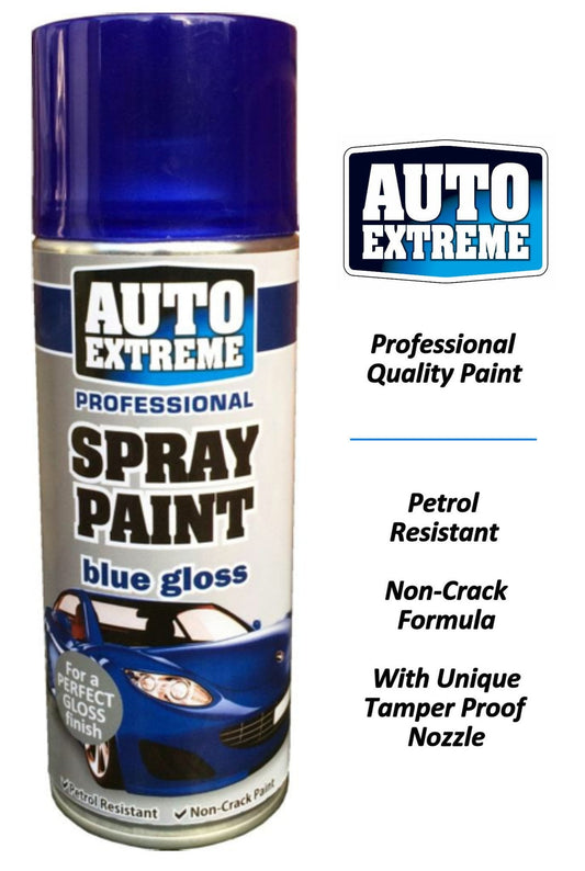 Auto Extreme Spray Paint Blue Gloss 400ml  1927