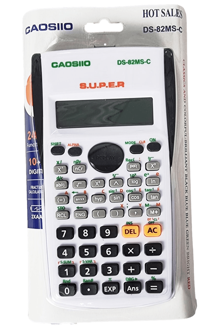 Plastic Scientific Calculator Assorted Colours 0706