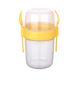 TTZ Take 'N' Gg Muesli Container 1100ml Mixed Colours Random Sent AP9453