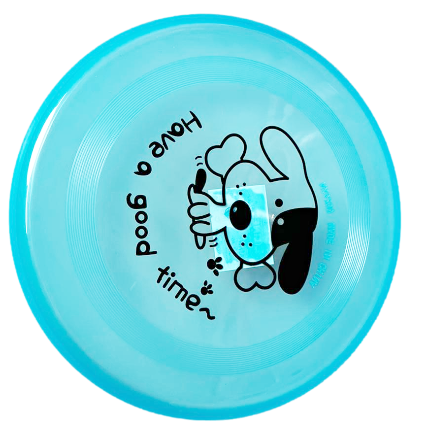 Pet Dog Toy Plastic Frisbee Flying Disc 20 cm Assorted Colours 6650