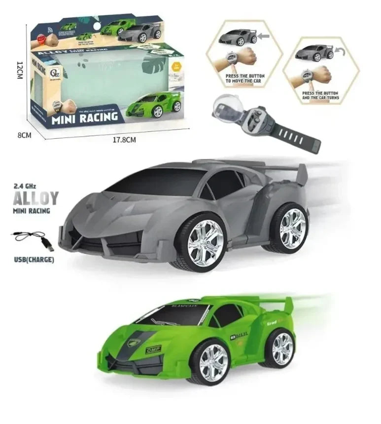 Mini Racing Watch Rc Car Assorted Colours