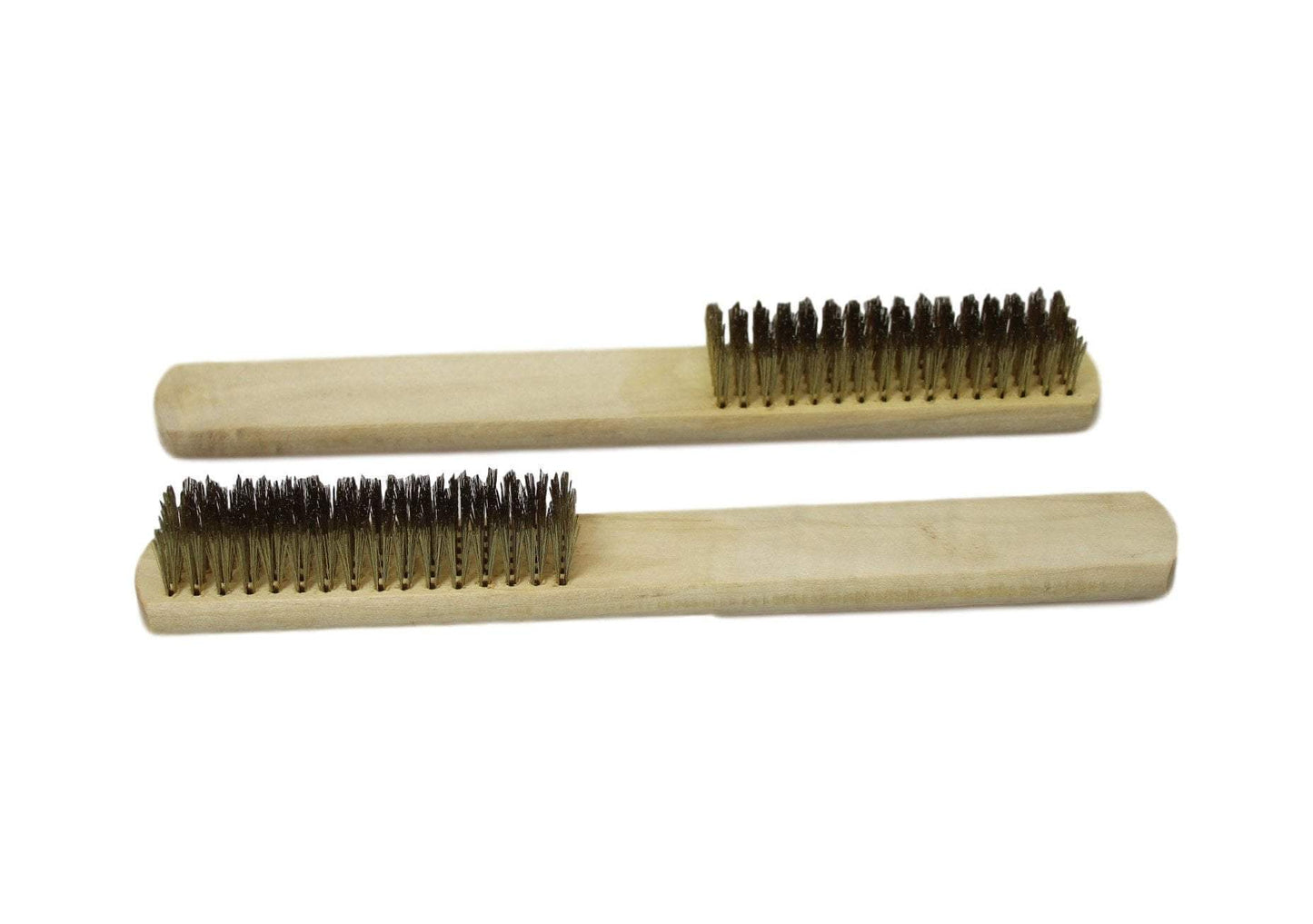 Wooden Handle Copper Wire Cleaning Brush 20 cm Pack of 2 2003