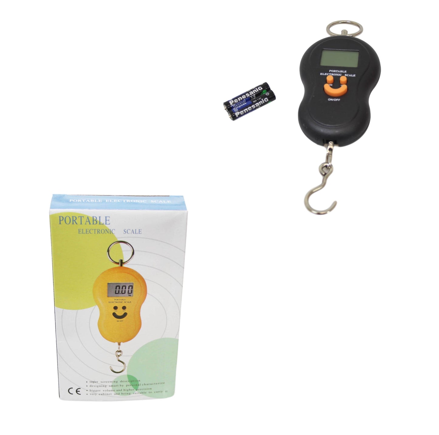Portable Electronic Luggage Weighing Scale 11.5 x 6.5 cm Assorted Colours 2013