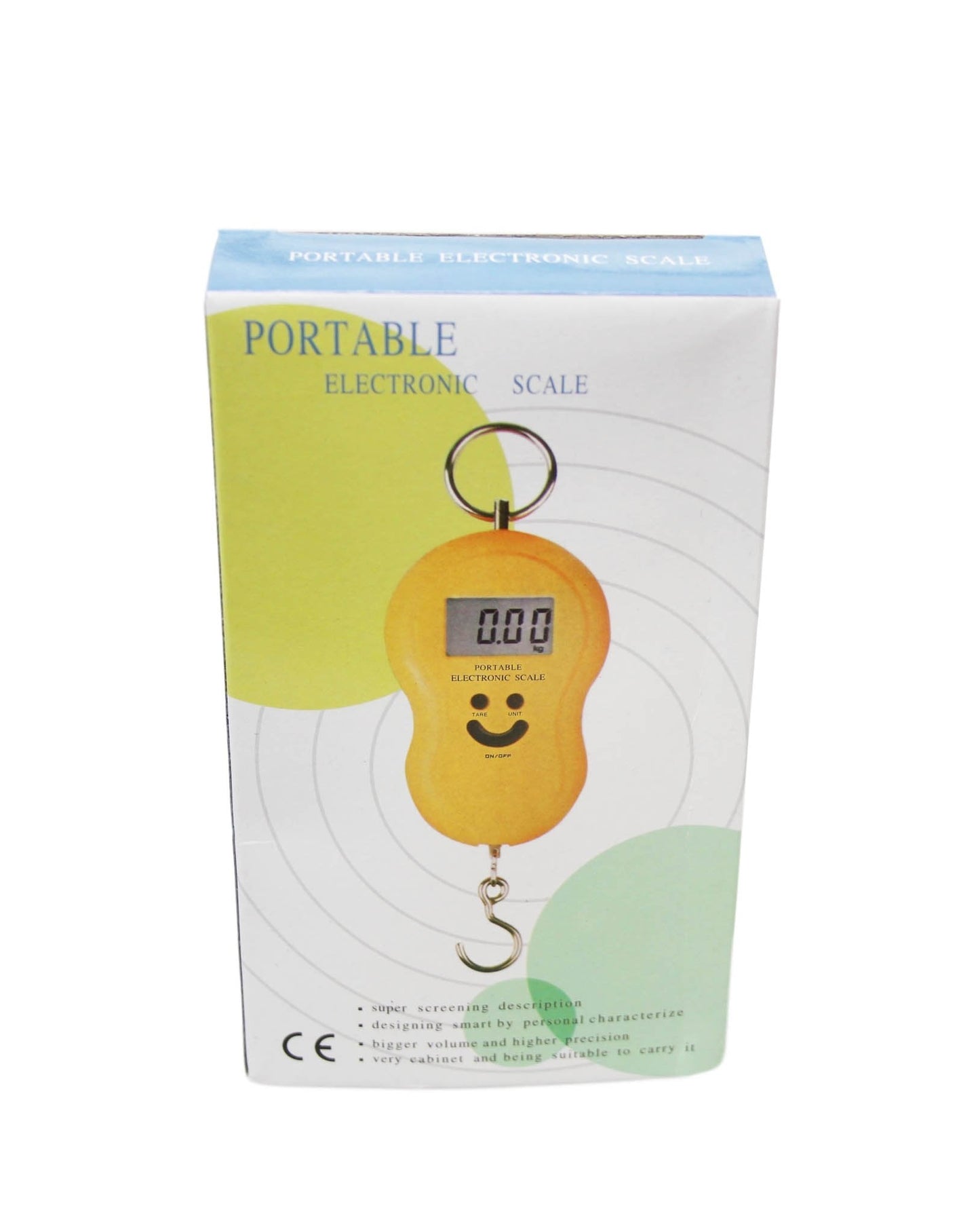 Portable Electronic Luggage Weighing Scale 11.5 x 6.5 cm Assorted Colours 2013