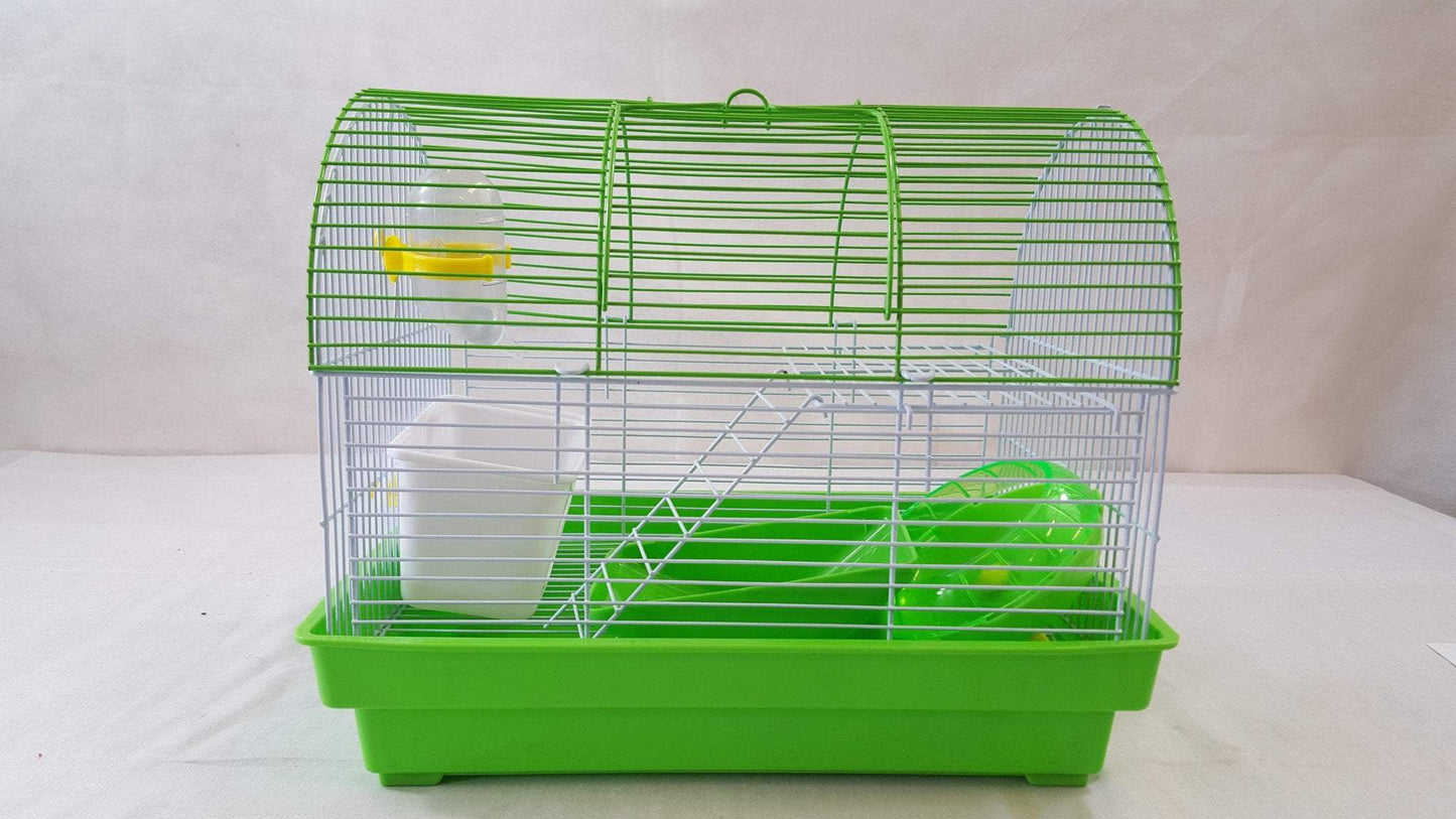 Medium Pet Hamster Mouse Rodent Cage 26 x 31 x 20 cm Assorted Colours 0082
