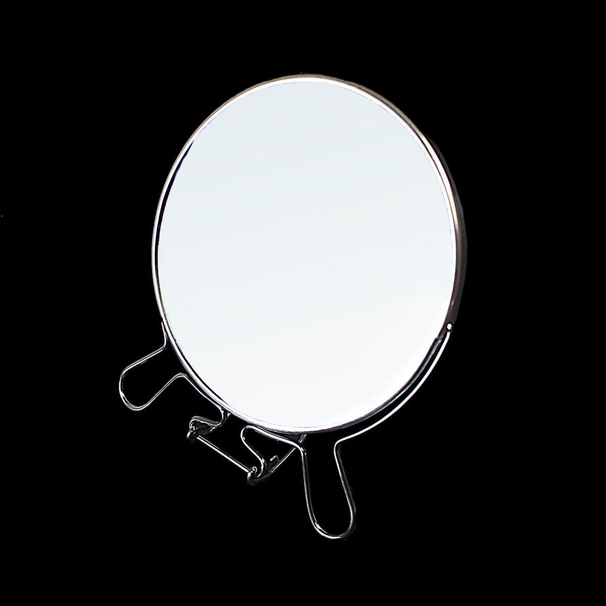 Double Sided Round Desk Mirror With Legs 8"