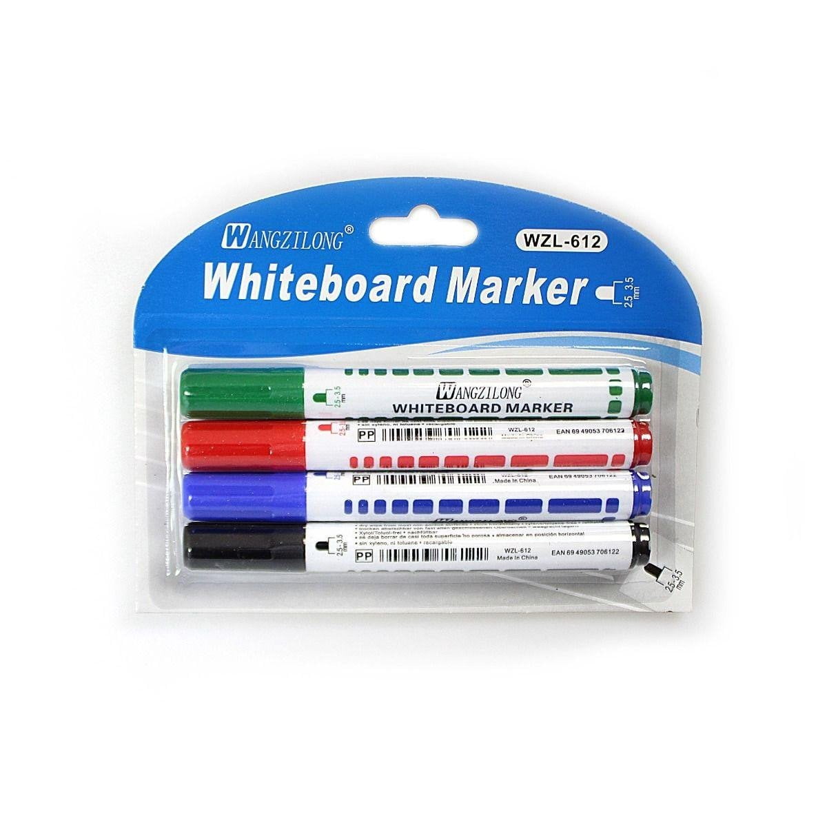 4 Whiteboard Markers Art & Craft Stationery Home 1735