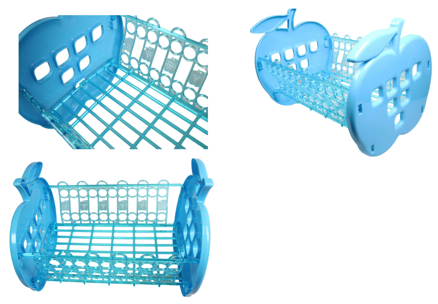 Apple Shaped Fruit Vegetable Kitchen Rack 32 cm Assorted Colours 2542