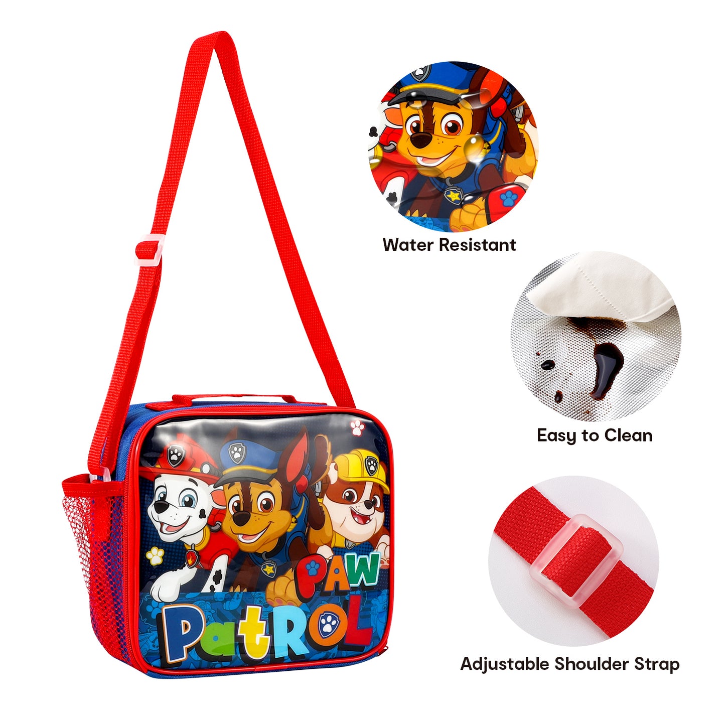Paw Patrol Blue Deluxe Insulated Lunch Bag