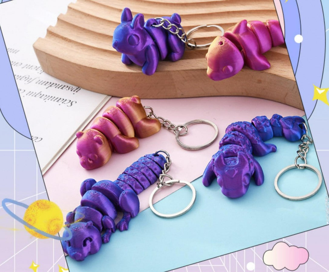 2# Mixed Animal V2 3D Keyring