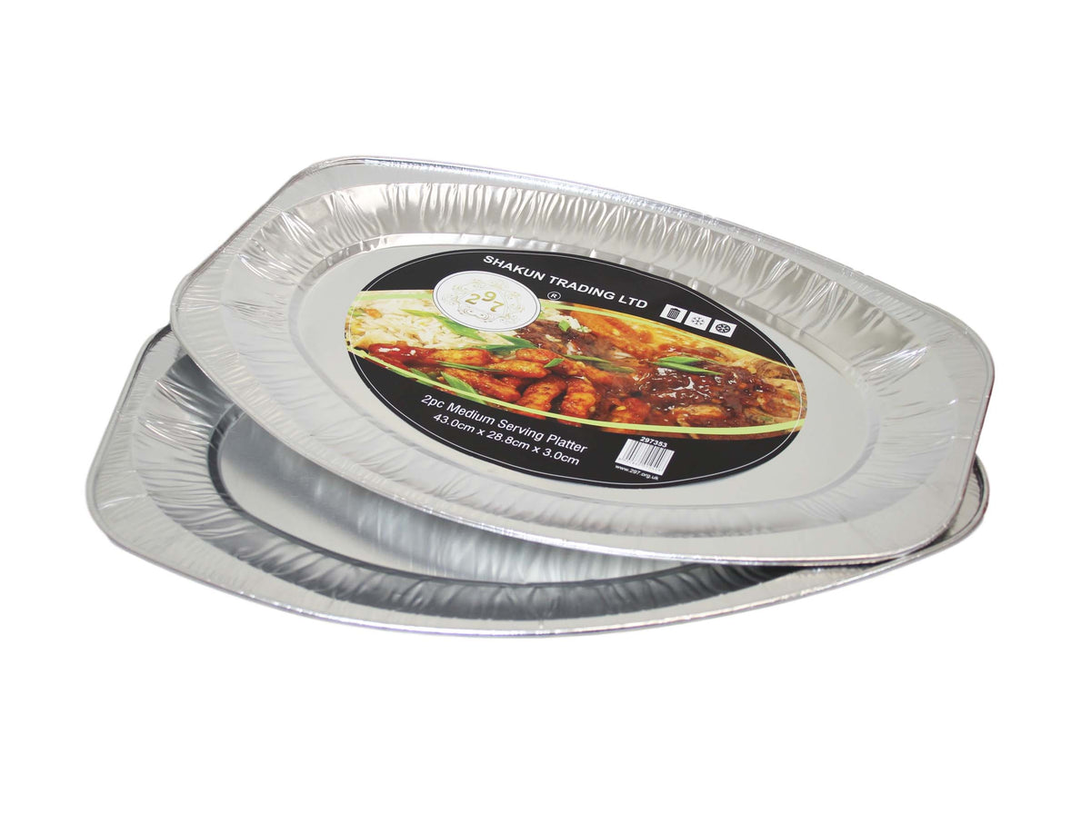 Aluminium Foil Serving Tray Pack Of 2