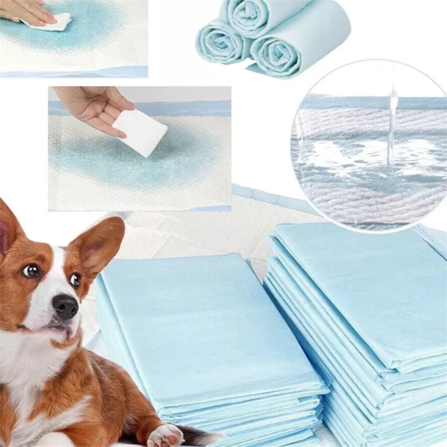 XL Size Pet Dog & Puppy Training Pads 60 x 90 cm Pack of 6