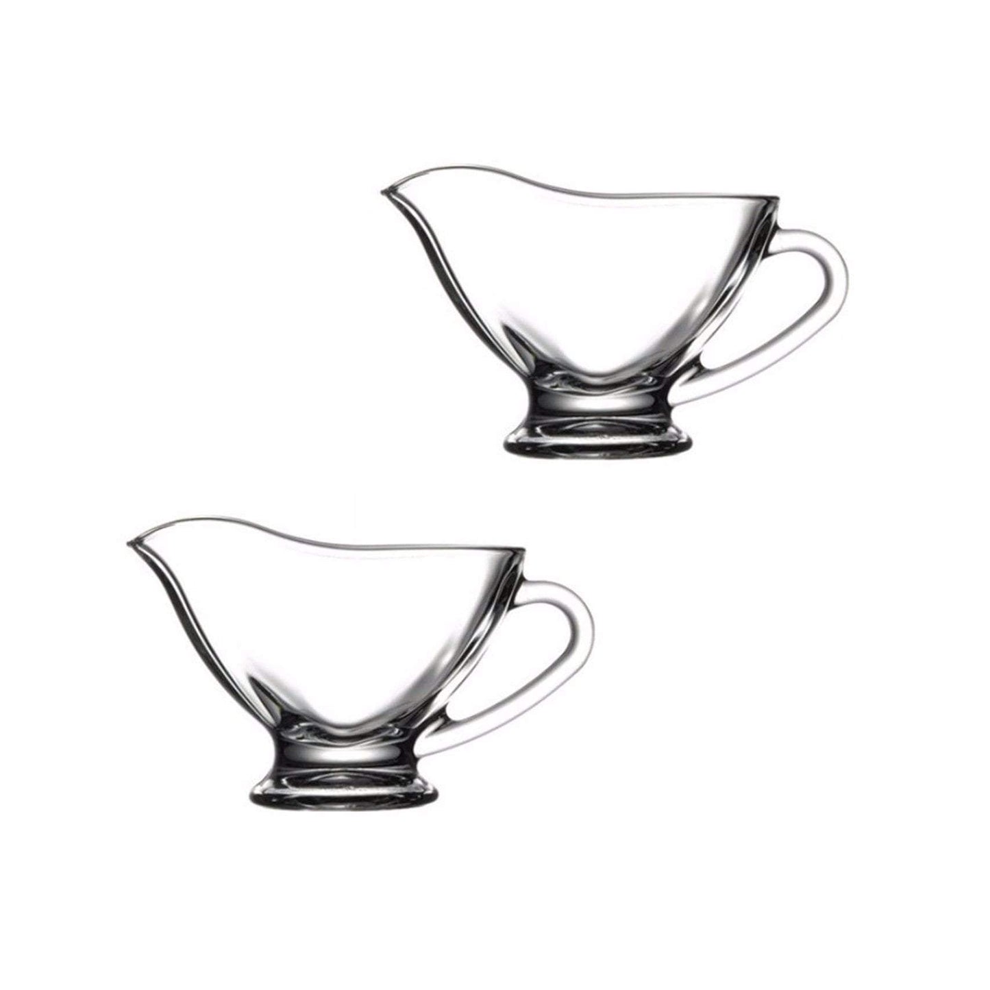 PB Small Glass Sauce Gravy Boats 83ml Pack of 2 55002