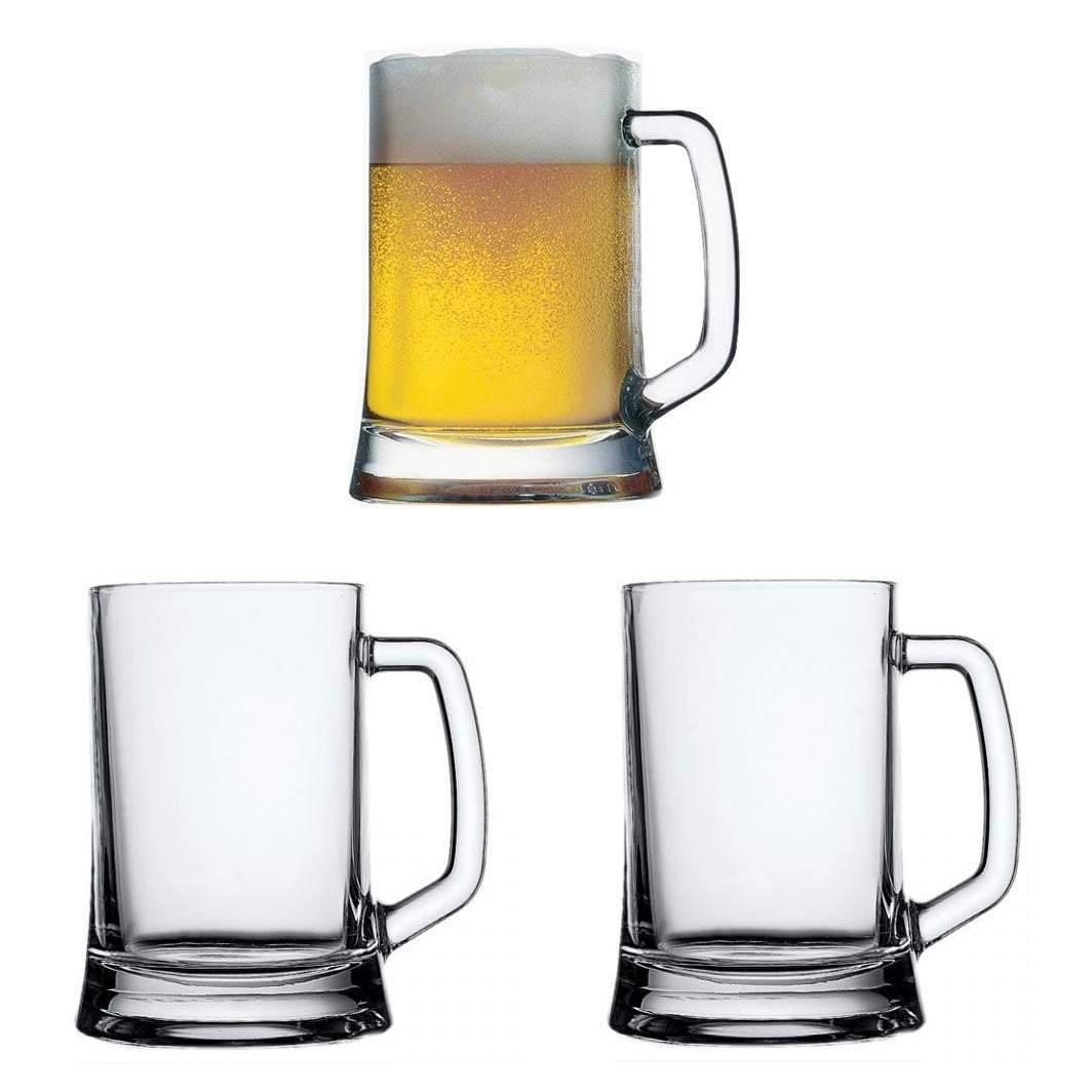 2 Pcs Pub Handled Beer Mug In SLV 500ml 55129