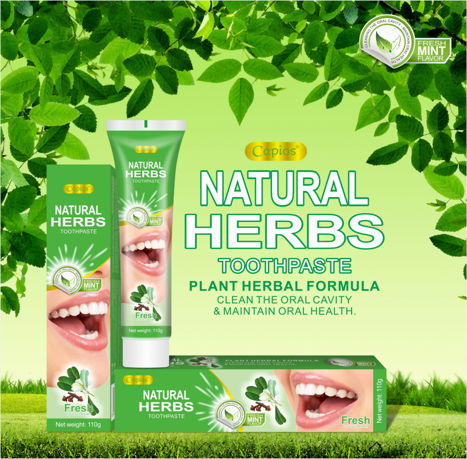 X12 Natural Herbs Toothpaste – Fresh Mint, 110G | Herbal Formula For Oral Health