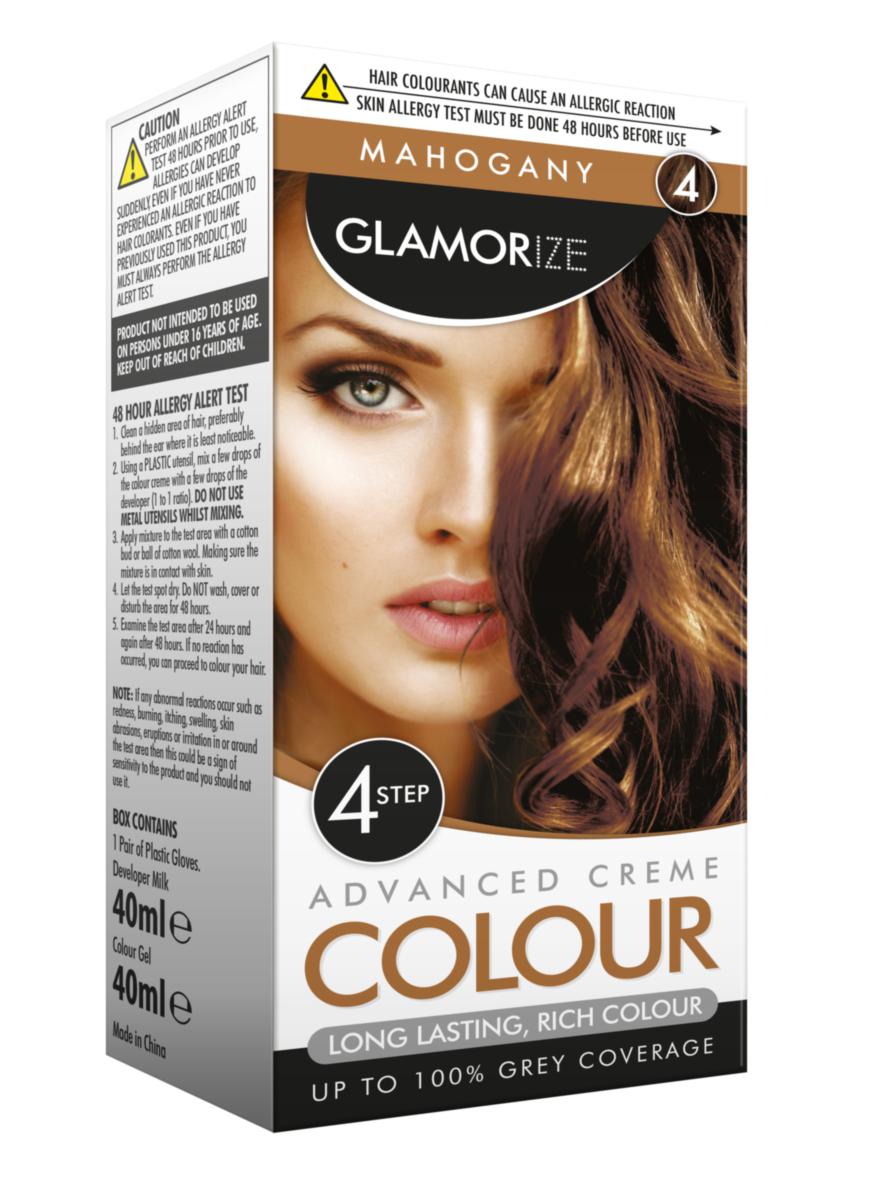 Women's Mahogany Hair Dye No.4 Advanced Creme Colour 310076