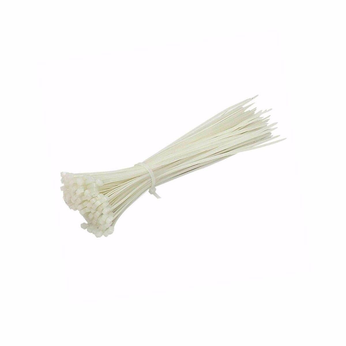 Cable Ties 4 x 200 mm White Pack of 40 0578