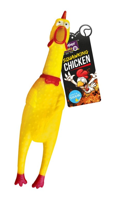 Pet Dog Toy Squeaky Chicken 25 cm 312456 A