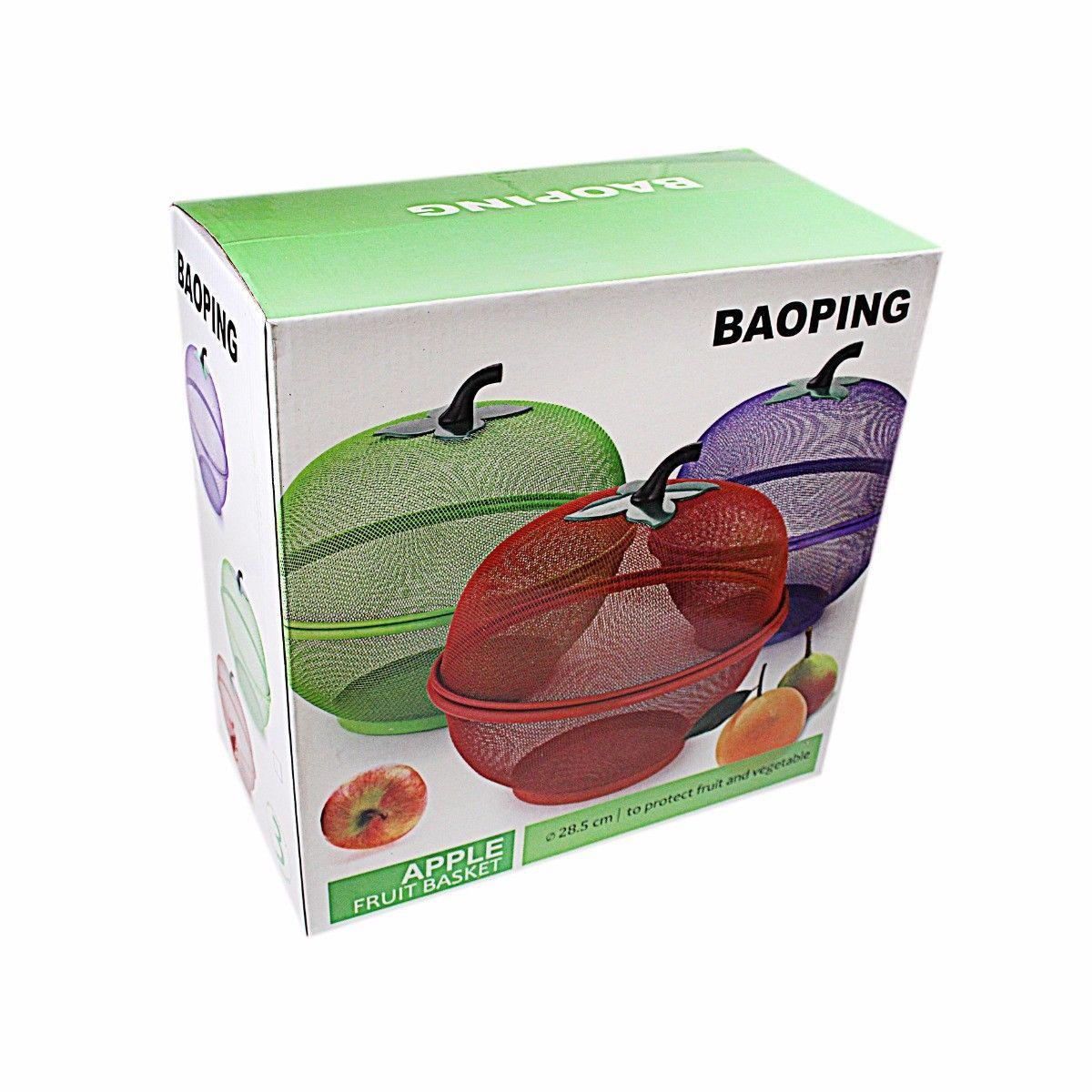 Kitchen Apple Fruit & Vegetable Bowl Basket 28.5 cm Assorted Colours 1500 A