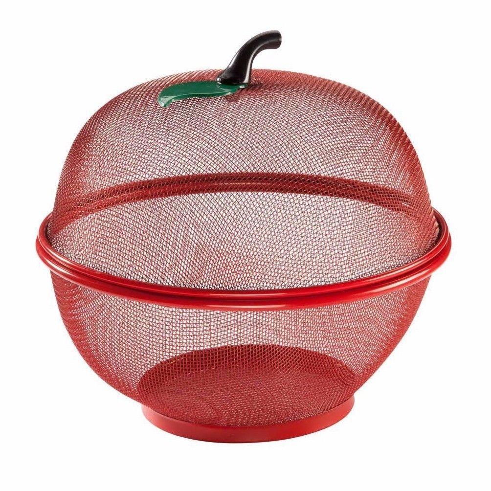Kitchen Apple Fruit & Vegetable Bowl Basket 28.5 cm Assorted Colours 1500 A